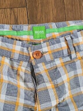 Hugo Boss Plaid Shorts